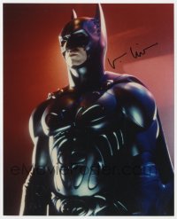 9y820 VAL KILMER signed color 8x10 REPRO still 2000s best portrait in costume from Batman Forever!