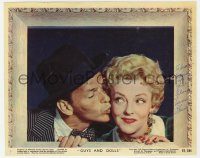9y618 VIVIAN BLAINE signed color 8x10 still #1 1955 portrait with Frank Sinatra in Guys and Dolls!