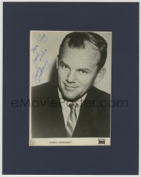 9y213 WOODY WOODBURY signed 8x10 publicity still in 11x14 display 1970s great portrait!