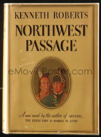 9y294 KENNETH ROBERTS signed hardcover book 1937 his novel Northwest Passage!