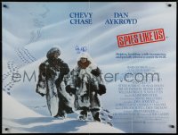 9y029 SPIES LIKE US signed British quad 1986 by Dan Aykroyd, who's with Chevy Chase, John Landis