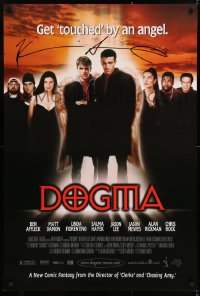 9y092 DOGMA signed 1sh 1999 by director Kevin Smith, great image of Affleck, Damon & top cast!