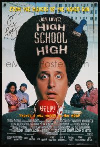 9y102 HIGH SCHOOL HIGH signed int'l DS 1sh 1997 by Jon Lovitz, the new teacher in the hood!
