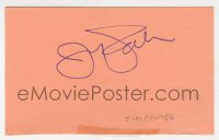9y664 JIM PALMER signed 3x5 index card 1980s can be framed with the included magazine photo!