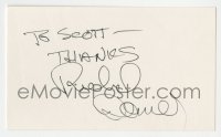 9y701 RICHARD DONNER signed 3x5 index card 1990s it can be framed with the included 1992 still!
