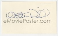 9y714 WALTER HILL signed 3x5 index card 1980s it can be framed with the included 1981 still!