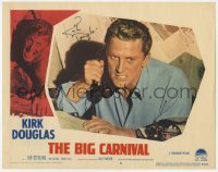 9y152 ACE IN THE HOLE signed LC #6 1951 by Kirk Douglas, who's angry on the phone, The Big Carnival!