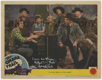 9y165 OMAHA TRAIL signed LC 1942 by Howard Da Silva, who's with James Craig & co-stars!