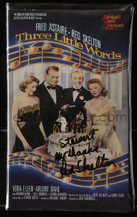 9y380 RED SKELTON signed VHS tape R1987 Three Little Words with Fred Astaire, Vera-Ellen & Dahl!