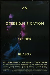 9y122 OVERSIMPLIFICATION OF HER BEAUTY signed advance 1sh 2012 by director Terence Nance!