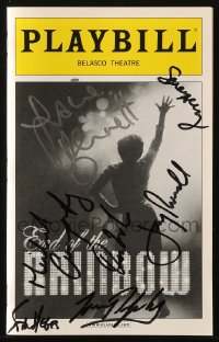 9y277 END OF THE RAINBOW signed playbill 2012 by Tracie Bennett and SIX other cast members!