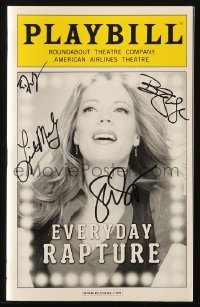 9y280 EVERYDAY RAPTURE signed playbill 2010 by Sherie Rene Scott, Eamon Foley, Mendez AND Wolfe!