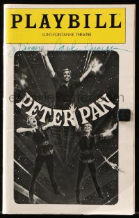 9y290 SANDY DUNCAN signed playbill 1979 starring in Peter Pan on Broadway!
