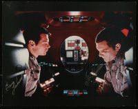 9y171 2001: A SPACE ODYSSEY signed color 11x14 REPRO photo 1968 by Keir Dullea AND Gary Lockwood!