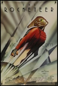 9y128 ROCKETEER signed 1sh 1991 by Dave Stevens, who created the comic book series!