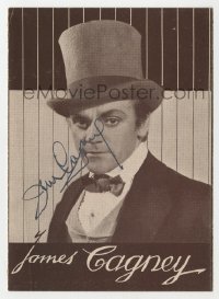 9y377 JAMES CAGNEY signed Uruguayan herald 1935 on his image on the cover for The Frisco Kid!