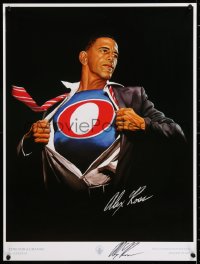 9y034 ALEX ROSS signed Inauguration Day edition 18x24 art print 2009 Time For a Change, Obama!