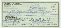 9y303 THOMAS COTTONARO canceled check 1993 he paid $30 to rent a garage!