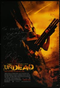 9y134 UNDEAD signed advance DS 1sh 2003 by Felicity Mason & TWO others, crazy has come to town!