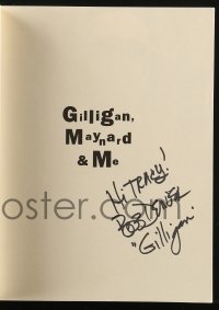 9y297 BOB DENVER signed softcover book 1983 his biography Gilligan, Maynard & Me!
