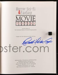 9y145 HORROR SCI-FI & FANTASY MOVIE POSTERS signed #228/300 hardcover book 1999 by SEVEN people!