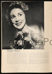 9y236 SAN FRANCISCO BALLET signed souvenir program book 1964 by Margot Fonteyn AND Rudolf Nureyev!