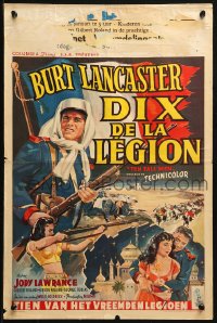 9z756 TEN TALL MEN Belgian 1951 Burt Lancaster & Gilbert Roland in the French Foreign Legion!