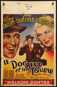 9z766 WELCOME STRANGER Belgian 1947 Bing Crosby, Joan Caulfield & Barry Fitzgerald, ultra-rare!