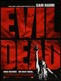 9z796 EVIL DEAD French 16x21 R2003 Sam Raimi cult classic, horror art of girl grabbed by zombie!