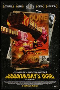 9z807 JODOROWSKY'S DUNE advance French 16x24 2016 documentary about attempt at a 15 hour long Dune!