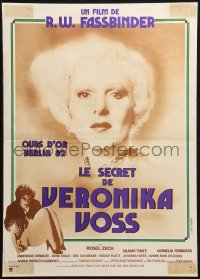 9z856 VERONIKA VOSS French 16x22 1982 Rainer Werner Fassbinder, Rosel Zech in the title role!