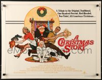 9z326 CHRISTMAS STORY 1/2sh 1983 best classic Christmas movie, art by Robert Tanenbaum!