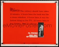 9z337 DOG DAY AFTERNOON 1/2sh 1975 Al Pacino, Sidney Lumet bank robbery crime classic!