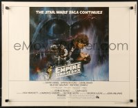 9z345 EMPIRE STRIKES BACK int'l 1/2sh 1980 classic Gone With The Wind style art by Kastel!