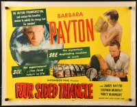 9z363 FOUR SIDED TRIANGLE 1/2sh 1953 Hammer, Barbara Payton lived two amazing lives!