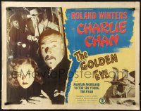 9z369 GOLDEN EYE 1/2sh 1948 Roland Winters as Charlie Chan, Sen Young & Mantan, ultra rare!