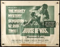 9z384 HOUSE OF WAX 2D 1/2sh 1953 3D, Vincent Price, Charles Bronson, monster & sexy girl!