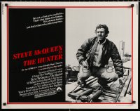 9z387 HUNTER 1/2sh 1980 image of bounty hunter Steve McQueen riding on top of Chicago El with gun!