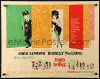 9z390 IRMA LA DOUCE 1/2sh 1963 Shirley MacLaine & Jack Lemmon, directed by Billy Wilder!