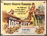 9z395 JOURNEY TO THE LOST CITY 1/2sh 1960 directed by Fritz Lang, art of sexy Indian Debra Paget!