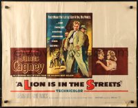 9z403 LION IS IN THE STREETS 1/2sh 1953 the gutter was James Cagney's throne, sexy Anne Francis!