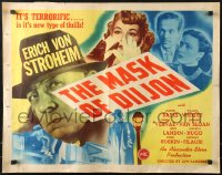 9z413 MASK OF DIIJON 1/2sh 1946 Erich Von Stroheim had magic at his finger tips, women at his feet!