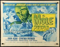 9z421 MOLE PEOPLE 1/2sh R1964 from a lost age, horror crawls from the depths of the Earth!