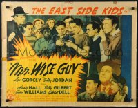 9z425 MR WISE GUY 1/2sh 1942 Leo images of Gorcey, Huntz Hall, East Side Kids, ultra-rare!