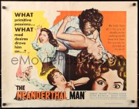 9z433 NEANDERTHAL MAN 1/2sh 1953 great wacky monster image, nothing could keep him from his woman!