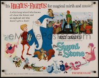 9z493 SWORD IN THE STONE 1/2sh 1964 Disney's cartoon story of young King Arthur & Merlin the Wizard