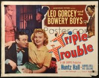 9z510 TRIPLE TROUBLE 1/2sh 1950 Leo Gorcey and the Bowery Boys in prison, ultra-rare!