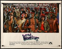 9z521 WARRIORS 1/2sh 1979 Walter Hill, great David Jarvis artwork of the armies of the night!