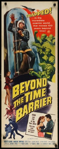 9z023 BEYOND THE TIME BARRIER insert 1959 Adam & Eve in 2024 repopulating the world, wild art!