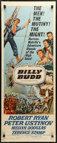 9z025 BILLY BUDD insert 1962 Terence Stamp, Robert Ryan, mutiny & high seas adventure!